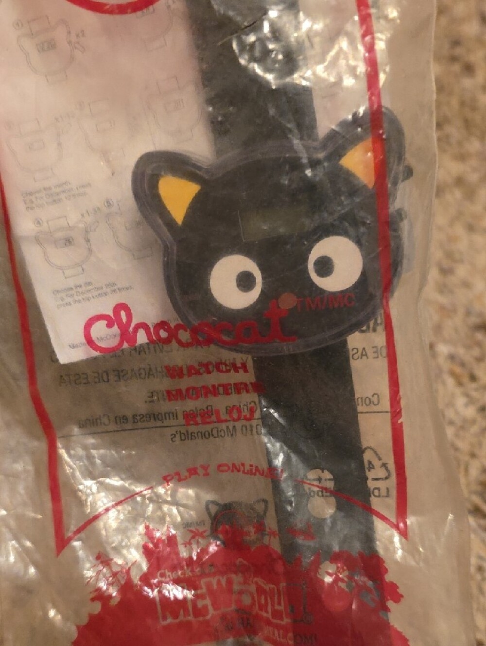 McDonald's Sanrio Chococat Watch in Original Pack - Picture 3 of 3